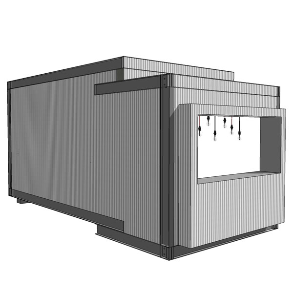 工業風 - 快閃店 設計圖 右上